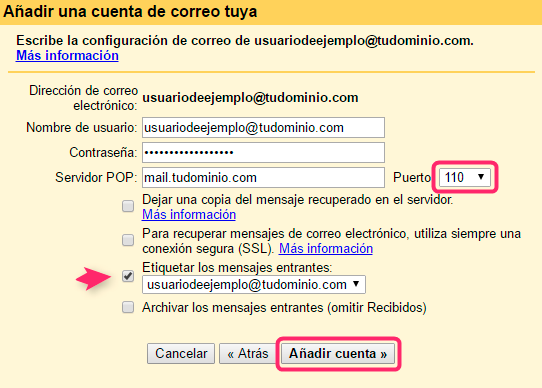 Img 04 - Configurar correo pop3 en gmail